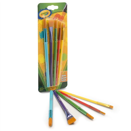 CRAYOLA Art & Craft Brushes-5/Pkg