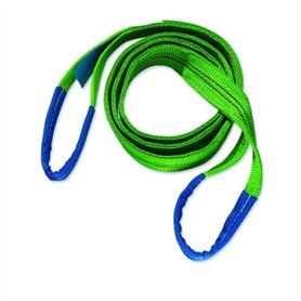 Braun 20032HB Sangle de levage avec boucles renforcées, capacité de charge 2000 kg Vert 3 m Braun 20032HB Sangle de levage avec boucles renforcées