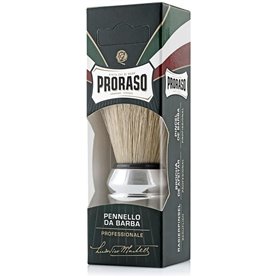 Proraso | Blaireau de rasage – Blaireau pour savon à barbe en soies naturelles de porc – Accessoire pour rasage manuel tradition