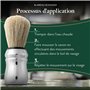 Proraso | Blaireau de rasage – Blaireau pour savon à barbe en soies naturelles de porc – Accessoire pour rasage manuel tradition