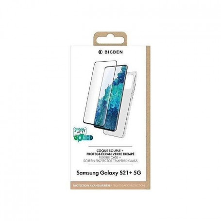 Pack Coque Silitrans + Verre trempé 2.5D S21 Plus 18,99 €