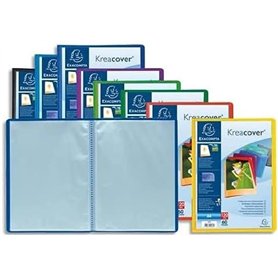 EXACOMPTA Protège document personnalisable PP Kreacover 80 vues Coloris Aléatoire EXACOMPTA Protège document personnalisable PP Kreacover 80 vues Coloris Aléatoire