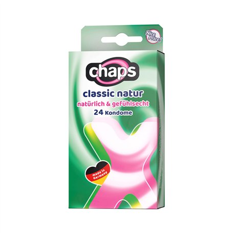 MedDevice - Chaps - Préservatifs - Classique naturel - 24 pièces