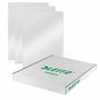 Leitz-pochette plastique transparentes en polypropylène standard format a4 grainé-transparent-lot de 10