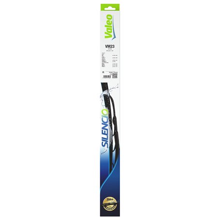 VALEO Silencio Essuie-glace - VM23 - Balai d'essuie-glace 475 mm Toutes Saisons et à Ajustement Parfait - Avant - 1 Balai 574148