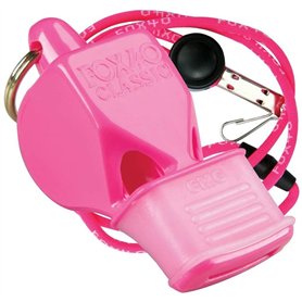 Fox 40 Classic CMG Whistle With Lanyard Referee-Coach, Safety Alert-Pink Fox 40 Classic CMG Whistle With Lanyard Referee-Coach