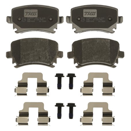 TRW GDB1622 Kit De Plaquettes De Frein Frein à Disque COTEC pour Volkswagen Golf VI (5K1) 2008-2014 Essieu Arrière et autres véh