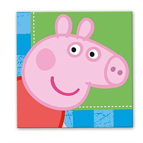 16 serviettes en papier Peppa Pig 33 x 33 cm