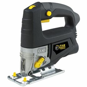 Fartools Scie Sauteuse 570W pendulaire 3 positions, base inclinable 45°, vitesse variable 800-2800cp/min, changement de lame rap Fartools Scie Sauteuse 570W pendulaire 3 positions