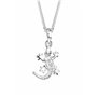 Elli Collier Femme Lézard Gecko Cristal Argent Sterling 925