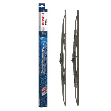 Bosch Balais d'Essuie–Glace Plats Conventionnel Twin 405
