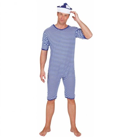 Orlob Costume Maillot de Bain pour Homme Bleu