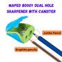 Maped 158 013,4 cm Boogy taille-crayons "2 Trou