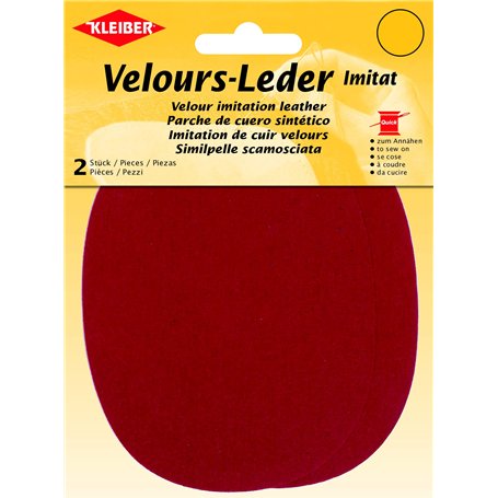 Kleiber 12.5 x 10 cm Patchs à Coudre Simili Daim pour Genoux/Coudes ovales