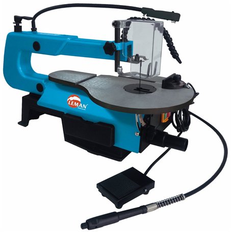Leman SAC407 Scie à chantourner avec pédale 400 mm