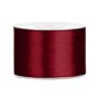Ruban en satin bordeaux