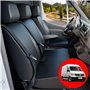 Walser Transporter Housses de siège Auto en Similicuir Compatible avec VW Crafter