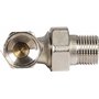 Cornat T591016 Raccord coudé radiateur avec arrêt, 1/2'', Petit