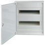 Unitec 47595 Distributeur électrique en saillie 2 rangées avec porte en acier