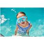Bestway 22011 Masque de plongée Lil' Caymen enfants 3/6 ans 3 couleurs assorties, Rose/bleu/bleu clair