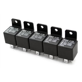 Lot de 5 relais de commutation pour voiture 12 V 40 A