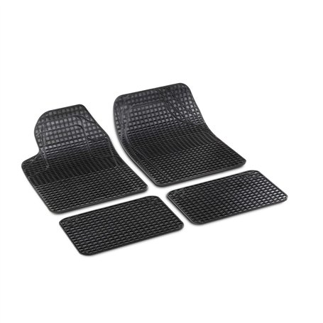 GoodYear 77135 77135: 4 Tapis de Sol Haute qualité pour Voiture en Caoutchouc Noir - Taille Universelle