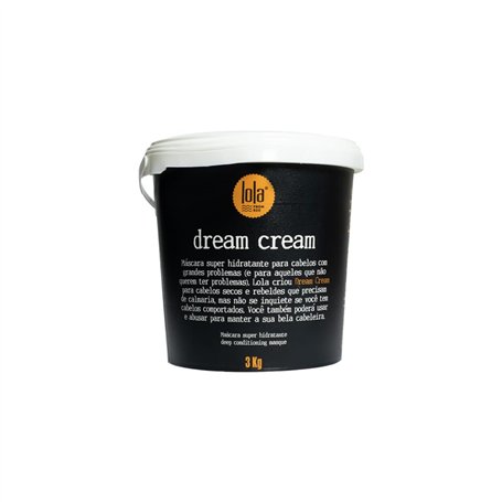 Lola Cosmetics - Dream Cream - Masque Capillaire - 3 kg - Nutrition et Hydratation Intenses - Unisexe