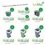 Biomat Sac compostable pour déchets organiques Différentes tailles, 10 x 30 l
