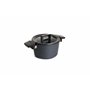 Woll 101CPI 120 CP / 124 CP /918 CP/SI 24 Ensemble de 4 Plats de Cuisson en Fonte pour Feux à Induction + Couvercle Assorti et M