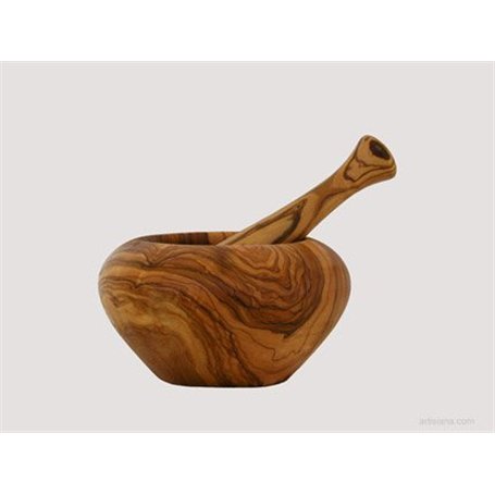 oliveart Mortier et pilon moerser Pilon en bois d'olivier bois Pilon