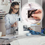 RUNCCI-YUN 6Pièces Boîtier de Canette Machine à Coudre Boîtier de Canette Acier Inoxydable 6 Pièces Bobines de Machine à Coudre 