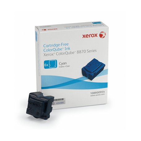 Xerox Encre Solide Cyan Colorqube 8870/8880 (6 Bâtons