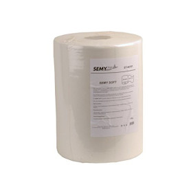 Semy Top Rouleau de 500 chiffons spécial nettoyage Double épaisseur Blanc 32 x 37 cm Semy Top Rouleau de 500 chiffons spécial nettoyage Double épaisseur Blanc 32 x 37 cm