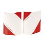 OROK - Lot de 2 Bandes réfléchissantes adhésives pour remorque/Bande de sécurité - Rayées Rouges et Blanches - Dimensions : 114c