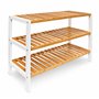 Relaxdays 10017705 Étagère à Chaussures en bambou HxlxP : 54