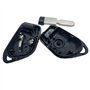 Jongo® Coque Clé Compatible avec Peugeot 406 Phase 2 (1999-2005) - Boîtier Plip Télécommande 1 Bouton + Lame Vierge - Remplaceme