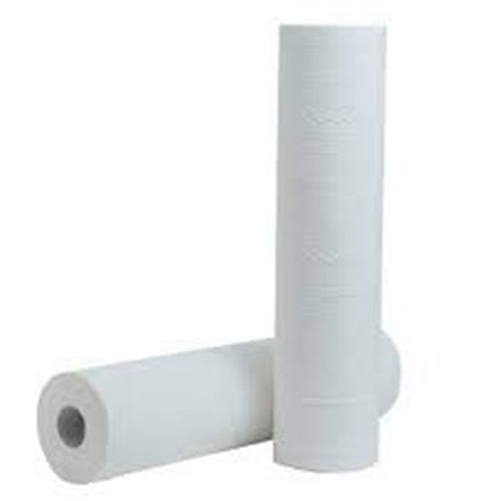 Lot de 12 rouleaux de draps médicaux en rouleaux de papier pour lit 80 m x 60 cm – pure ouate de cellulose