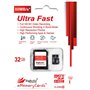 eMemoryCards 32 Go Ultra Fast Class 10 30 Mo / Sec Micro SD Carte mémoire SDHC Pour GoPro Hero 3 / Hero 3+ caméra