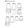 New Look NL6287 Patron de Couture Jupes 22 x 15 cm