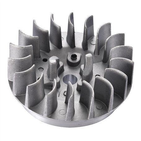 GOOFIT Volant de démarreur à Rappel en Alliage Starter d'inertie en Aluminium Remplacement pour Moteur 2 Temps 47cc 49cc Remplac