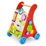 Viga Toys - 50950 - Jouet De Premier Age - Chariot À Pousser - Multi Activités - Rouge