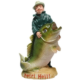 'Tirelire. Tirelire Modèle avec pêcheur "Petri Heil pfropfen 'Tirelire. Tirelire Modèle avec pêcheur "Petri Heil pfropfen