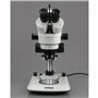 Microscope trinoculaire Zoom Stéréo x7-x45 Double LED 6 W