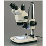 Microscope trinoculaire Zoom Stéréo x7-x45 Double LED 6 W