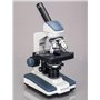 40X-2500X LED Digital Monoculaire Compound Microscope avec scène 3D