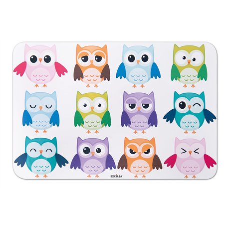Excelsa Set de Table Chouette 43 x 28