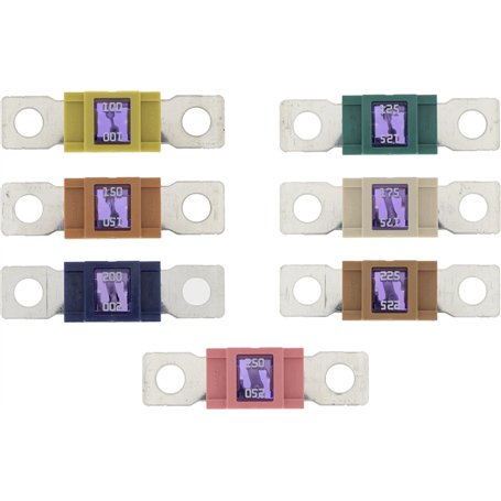 Restagraf - Assortiment de Fusible Méga - Protection Circuit Électrique de 100 à 250 A et 32 V - Pour l'Automobile et l'Industri