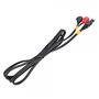 Compex EMS câbles pour électrodes Jaune 601062 CO2