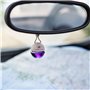 CRISTALINAS assainisseur d'air Voiture Fruits Bos, Verre, Violet, 4 x 3.7 x 15.5 cm