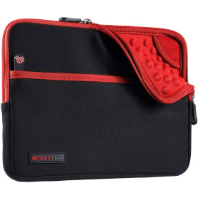 TECHGEAR Pro Pochette 10 Étui, Housse, Sacoche de Protection Zippée en Néoprène, Intérieur AntiChoc à Bulles Compatible pour iPa TECHGEAR Pro Pochette 10 Étui